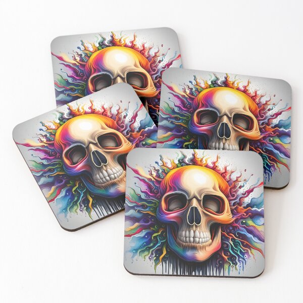 Item preview, Skull Exploding with Color designed and sold by CJMarchese.