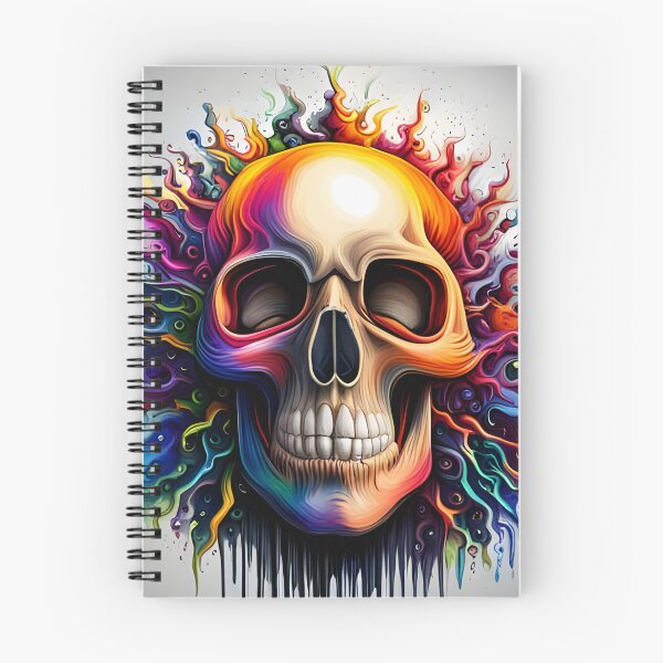 Item preview, Skull Exploding with Color designed and sold by CJMarchese.