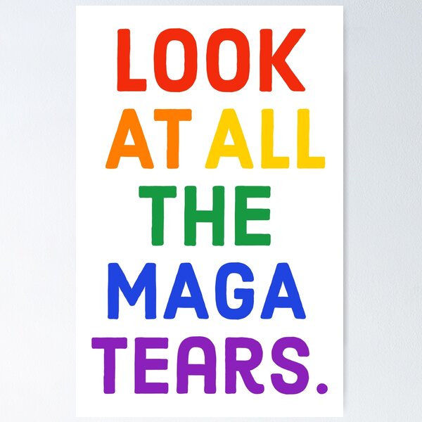 Item preview, Look at all the MAGA tears designed and sold by Rachel the Artist .