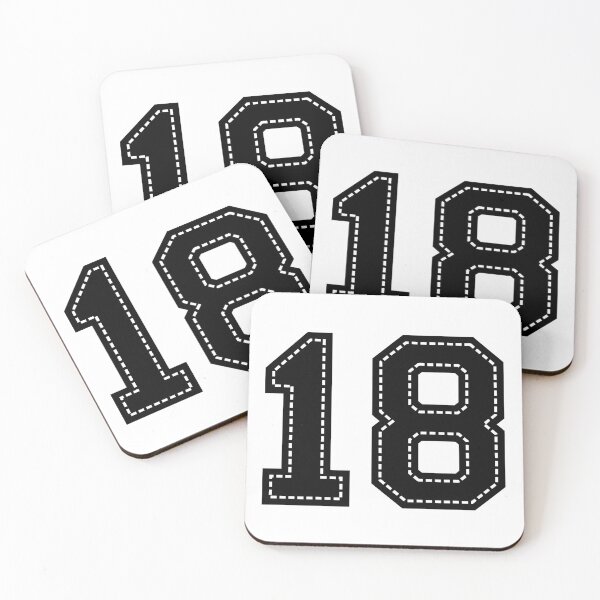 Item preview, Number 18 Eighteen designed and sold by StudioRedKoala.