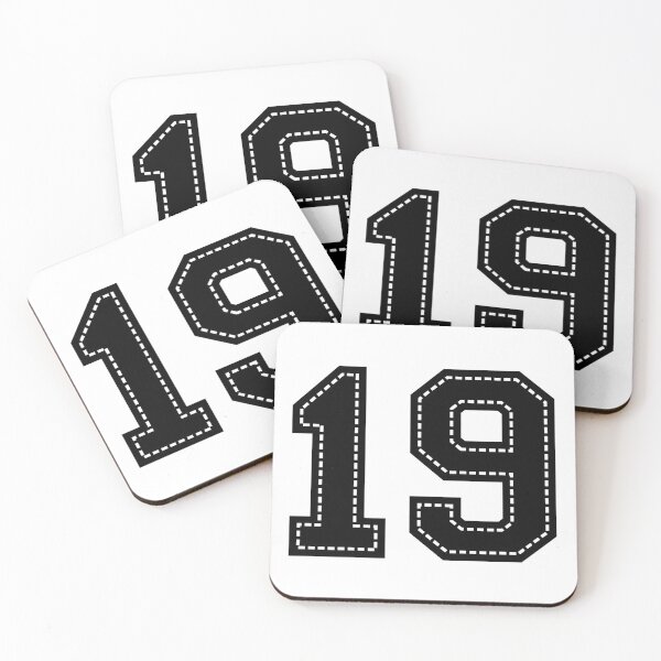 Item preview, Number 19 Nineteen designed and sold by StudioRedKoala.