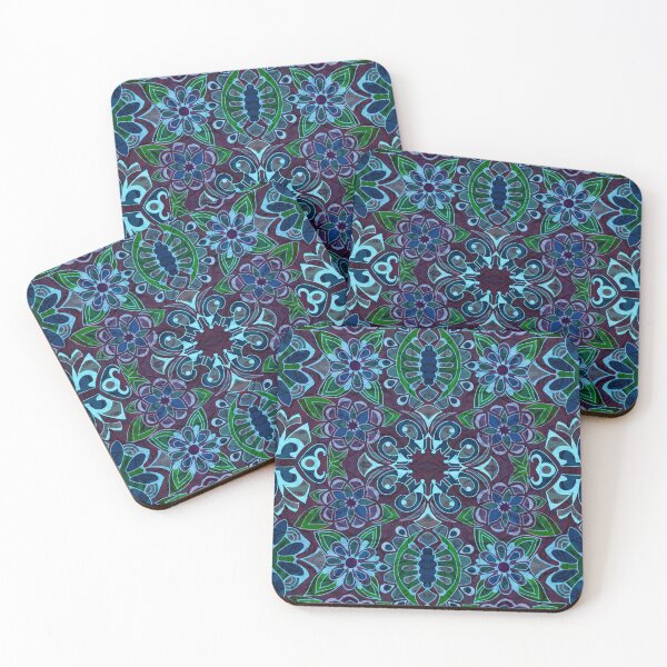 Item preview, Bohemian Urban Botanical Blues designed and sold by Deborah Maxemow.