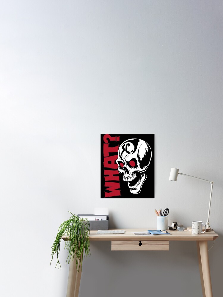 Wwe Stone Cold Steve Austin What Skull  Sticker for Sale by