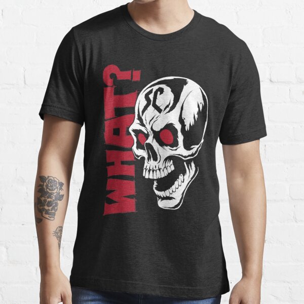 Wwe Stone Cold Steve Austin Red Skull Graphic T shirt