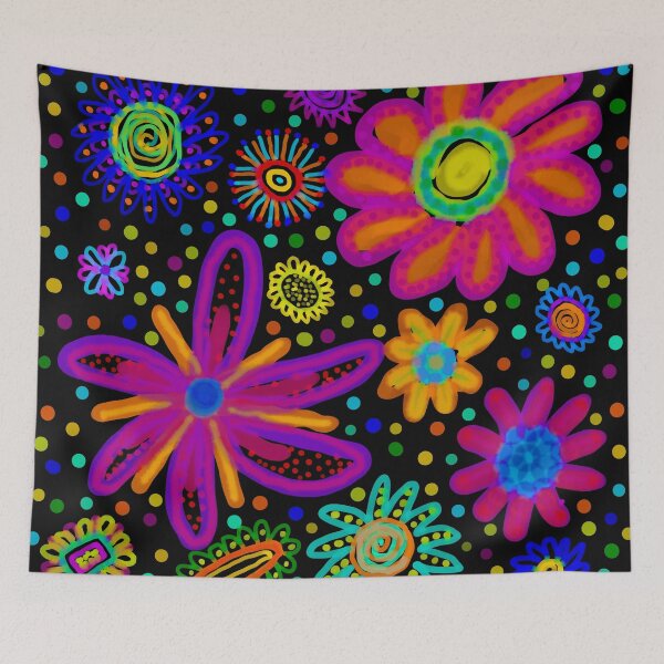 Item preview, Neon Fleurs designed and sold by Leanne Morin.