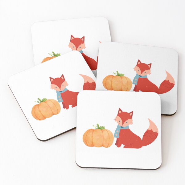 Item preview, The Fox  And The Pumpkin designed and sold by Claire’s Colorful Creations .