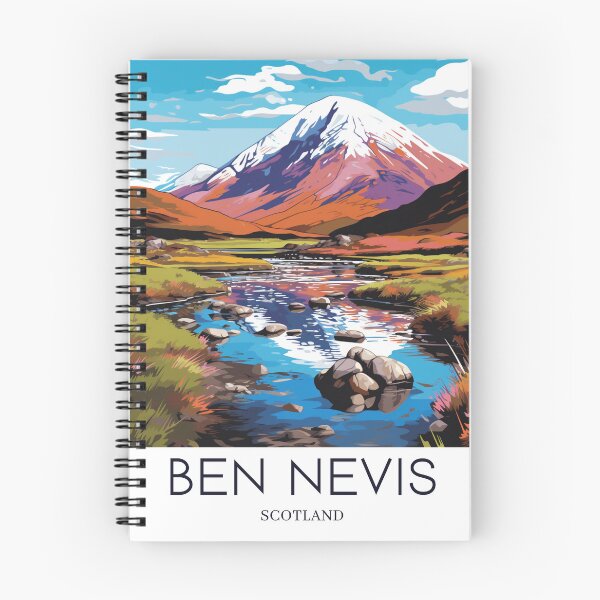 Item preview, A Pop Art Travel Print of Ben Nevis - Scotland  designed and sold by StudioRedKoala.