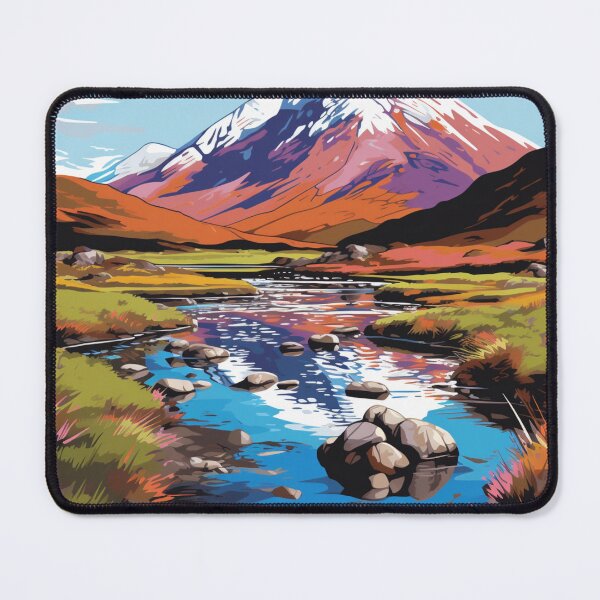 Item preview, A Pop Art Travel Print of Ben Nevis - Scotland  designed and sold by StudioRedKoala.