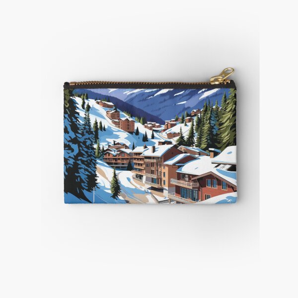 Item preview, A Pop Art Travel Print of Courchevel - France  designed and sold by StudioRedKoala.