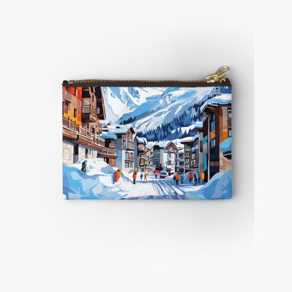 Item preview, A Pop Art Travel Print of Courchevel - France  designed and sold by StudioRedKoala.
