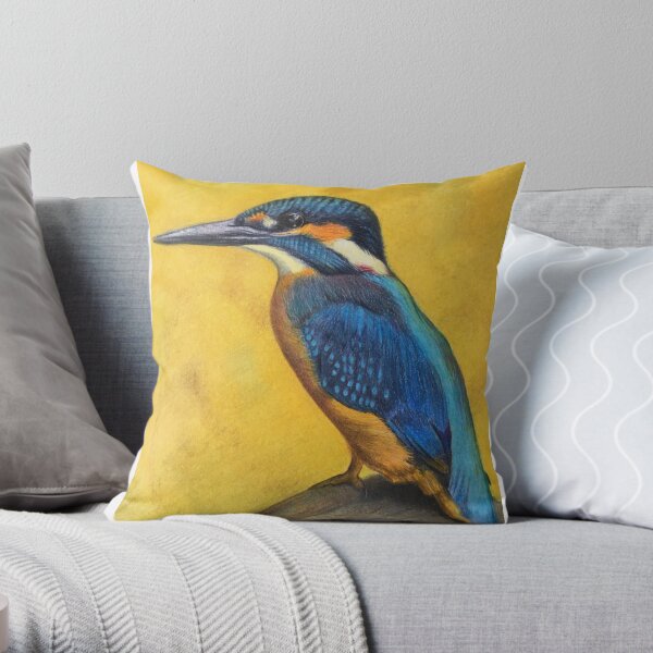 Kingfisher Throw Pillow