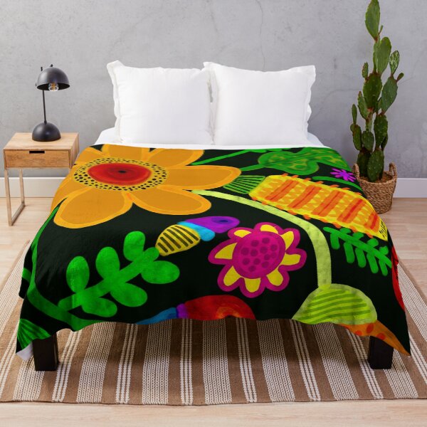 Item preview, flores felices designed and sold by Leanne Morin.