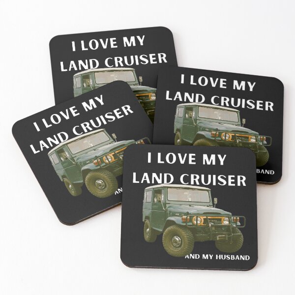 Item preview, I Love My Land Cruiser and my husband,She Only Likes Me For My Land cruiser, 20 series,1958 land cruiser,Toyota Landcruiser,Off Road designed and sold by AkBrokeBikes.
