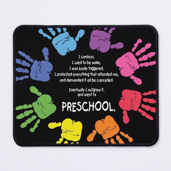 Item preview, I used to be WOKE. Then I went to PRESCHOOL. designed and sold by Allen Peterson.
