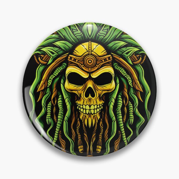 Item preview, Skull With Dreadlocks Hair 2 designed and sold by eyestetix.