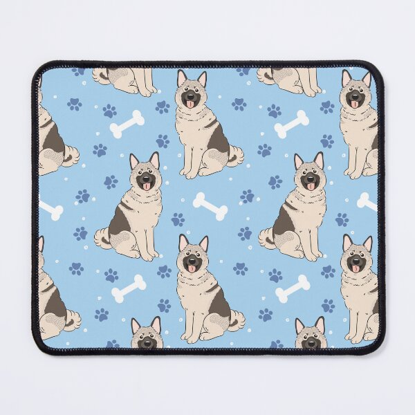 Item preview, Cute Norwegian Elkhound Dog 1 designed and sold by Lulupainting.