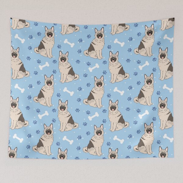 Item preview, Lindo perro Elkhound noruego 1 designed and sold by Lulupainting.
