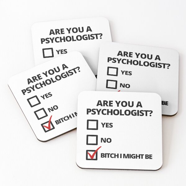 Item preview, Are You A Psychologist? - Funny Psychology, Funny Psychologist, Funny Clinical Psychology, Funny Cognitive Psychology, Social Psychology designed and sold by jadedscientist.