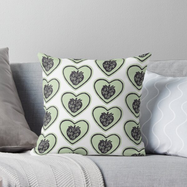 Artikelvorschau, corazón de fresa verde, grünes Erdbeerherz entworfen und verkauft von ASTRALEXIA.