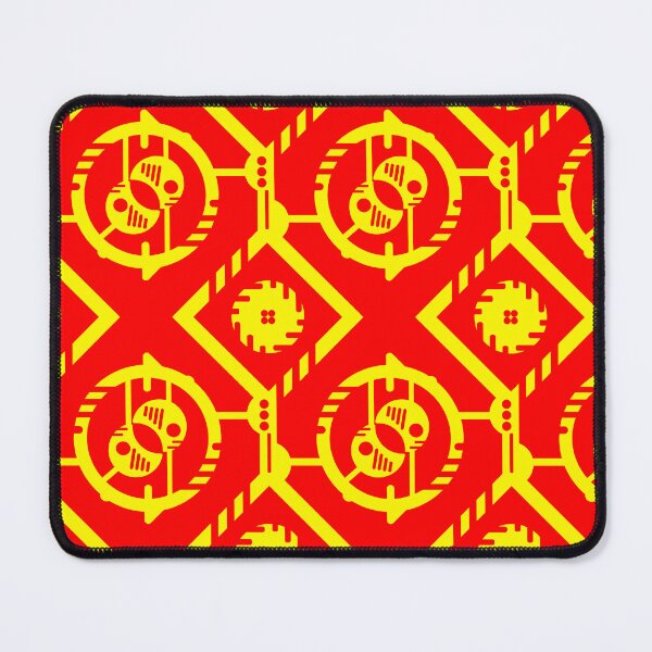 Item preview, Science Fiction seamless Pattern Red designed and sold by CrossedWolf.