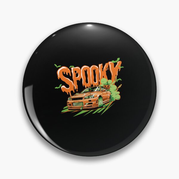 Item preview, Spooky Halloween R34 Green  designed and sold by ROBESALAT.