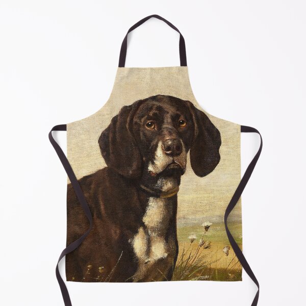 Artikelvorschau, Chocolate Lab Dog Vintage Dog Portrait entworfen und verkauft von vintagevivian.