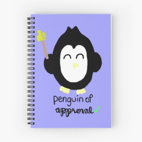 Aperçu de l'œuvre Pingouin d'approbation créée et vendue par MeepisMeep.