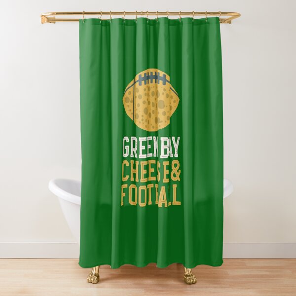 Football Team Flag Wisconsin Green Bay Packers Shower Curtain