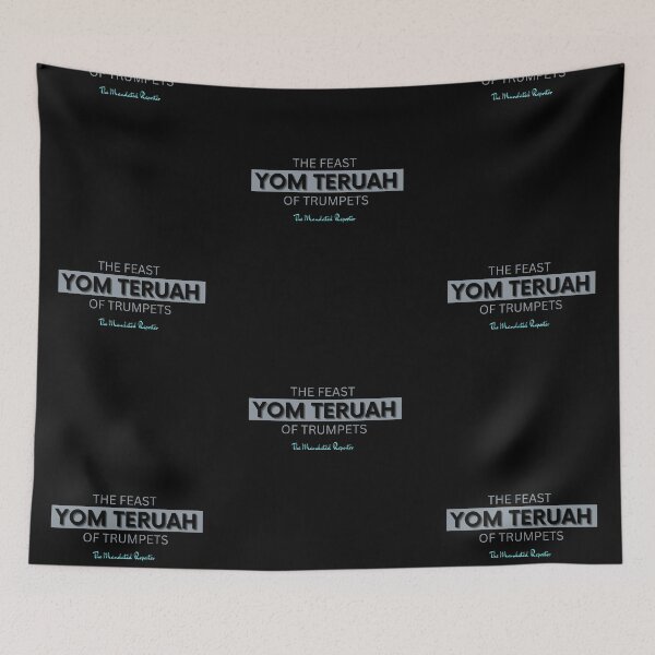 Item preview, Yom Teruah Black with Grey Writing designed and sold by TheReporter1.