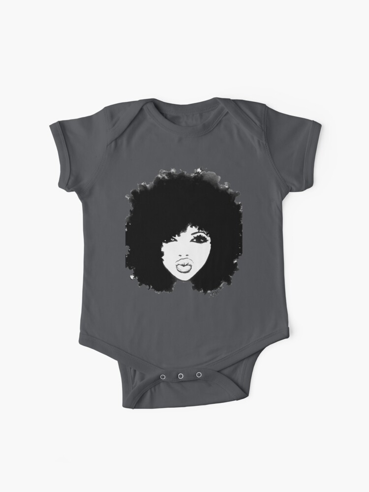 Natural Hair Curly Hair Autumn Black Kinky Afro Baby One Piece By