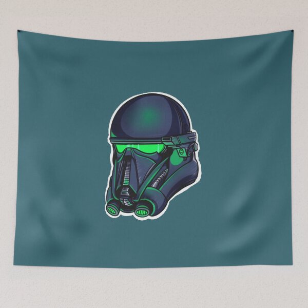 Item preview, glowing death trooper helmet designed and sold by ScarlotteJoseph.