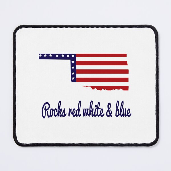 Item preview, Oklahoma Rocks Red White & Blue  designed and sold by raineOn.