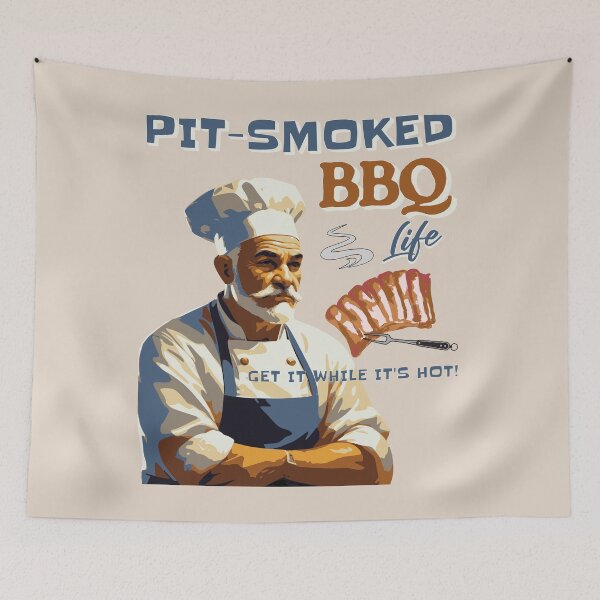 Item preview, Pit-Smoked BBQ Life designed and sold by ParaPrints.