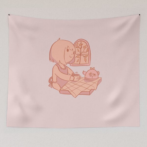 Item preview, cozy tea time designed and sold by goyangi-world.