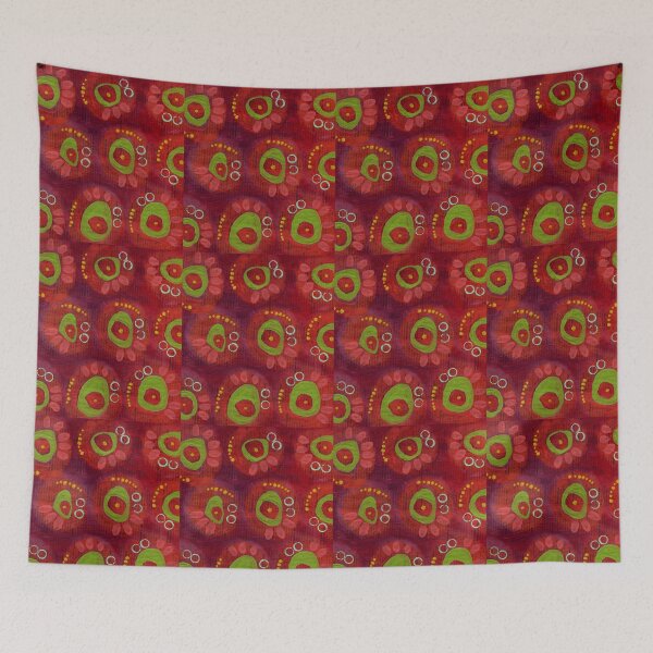 Item preview, Red and green diatoms designed and sold by nighthawkstudio.