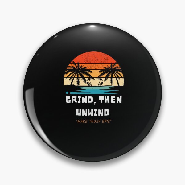 Item preview, Grind, then Unwind Retro  designed and sold by MissRasheedHam.