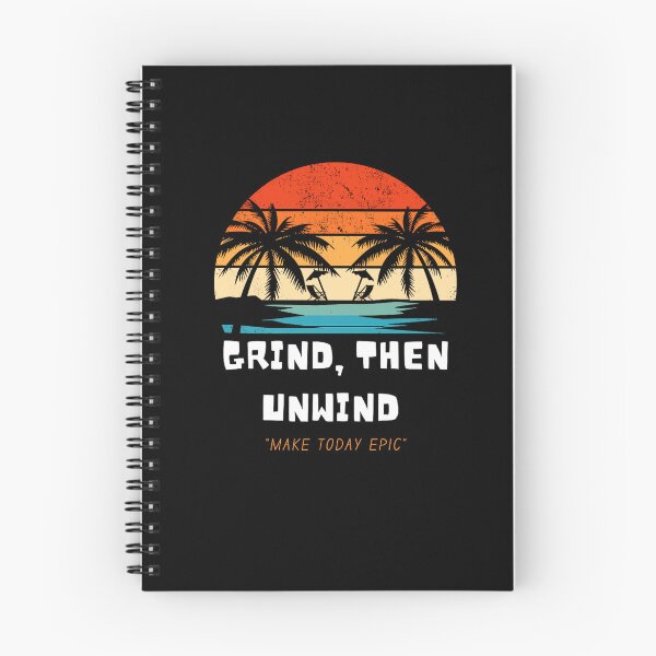 Item preview, Grind, then Unwind Retro  designed and sold by MissRasheedHam.