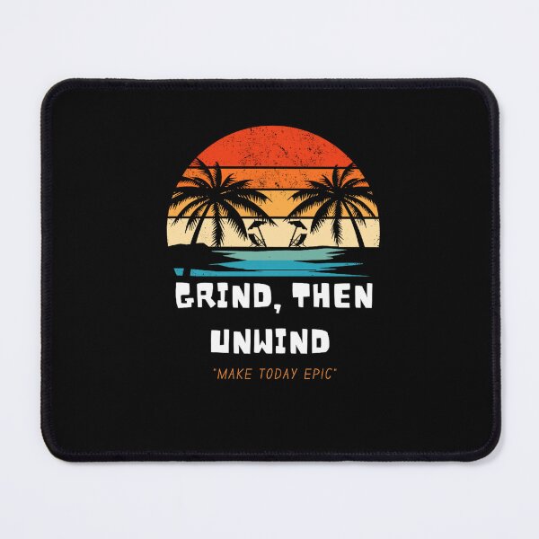 Item preview, Grind, then Unwind Retro  designed and sold by MissRasheedHam.