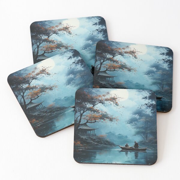 Item preview, Chilly Autumn Pond designed and sold by WildRootty.