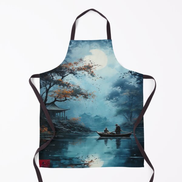 Item preview, Chilly Autumn Pond designed and sold by WildRootty.