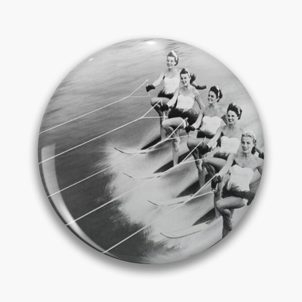 Item preview, Row Of Women Water Skiing Classic Poster designed and sold by jamezsimon.