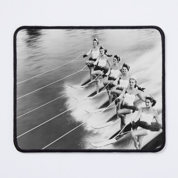Item preview, Row Of Women Water Skiing Classic Poster designed and sold by jamezsimon.