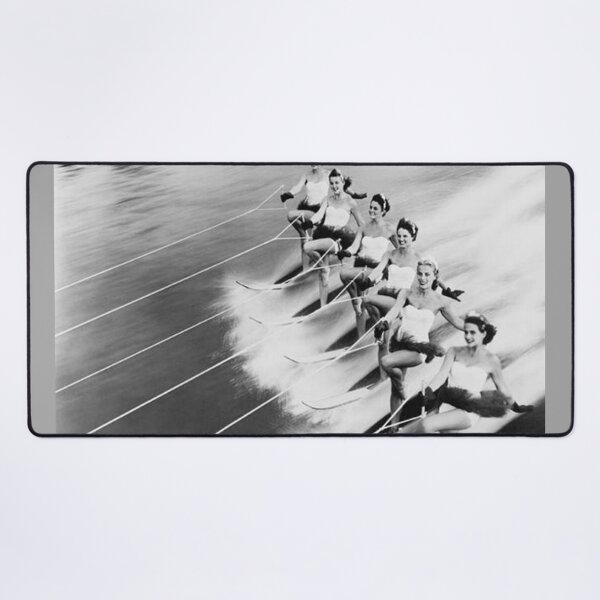 Item preview, Row Of Women Water Skiing Classic Poster designed and sold by jamezsimon.