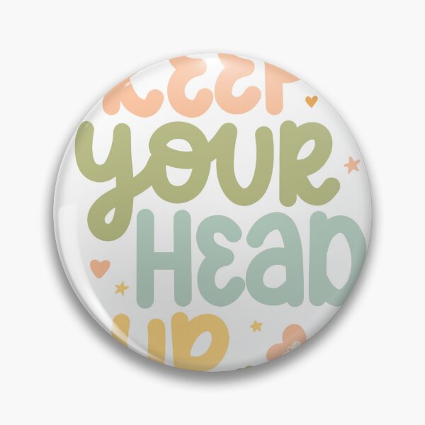 Item preview, Keep Your Head Up Quote designed and sold by PapercraftByP.