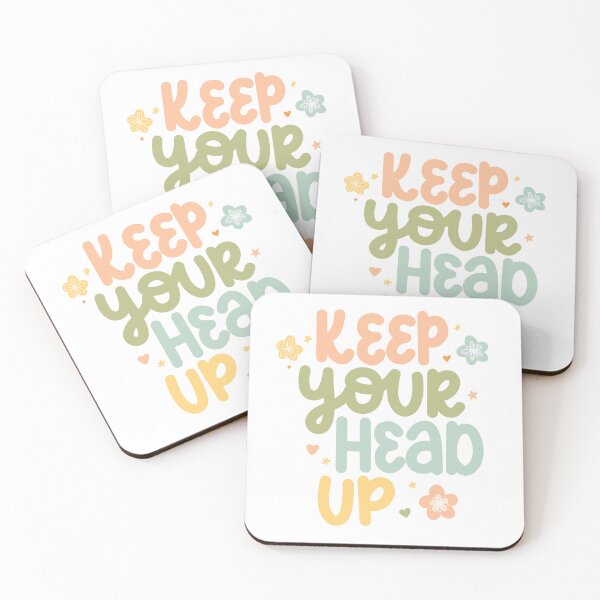Item preview, Keep Your Head Up Quote designed and sold by PapercraftByP.