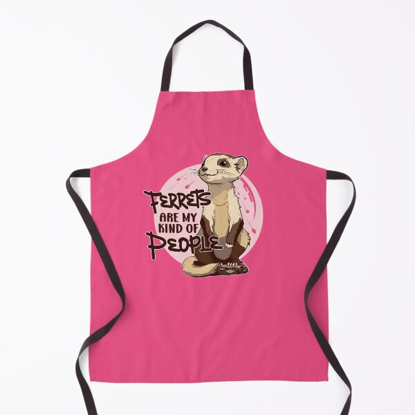 Item preview, Cute Anime Ferret - Ferrets are my Kind of People - Pink Design designed and sold by propellerhead.