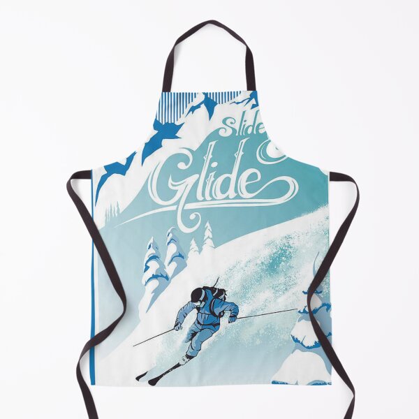 Item preview, Slide And Glide Retro Ski Poster Poster designed and sold by jamezsimon.