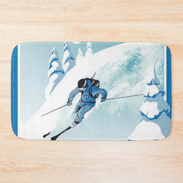 Item preview, Slide And Glide Retro Ski Poster Poster designed and sold by jamezsimon.