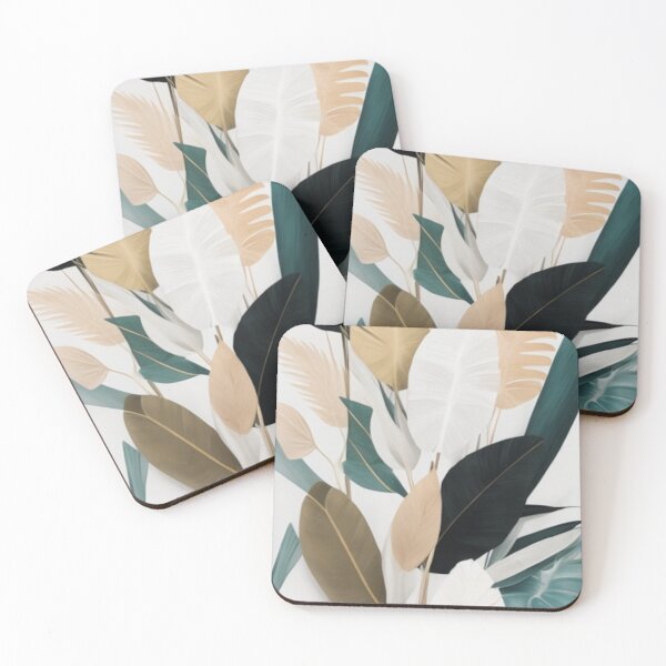 Item preview, Nordic Decor Tropical Leaves Green Art Plant 002 designed and sold by Alexis Art Collection.