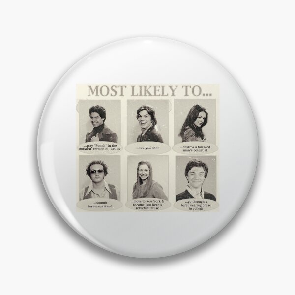 Item preview, That 70s Show Most Likely To... Yearbook Quotes designed and sold by HanDaryl.
